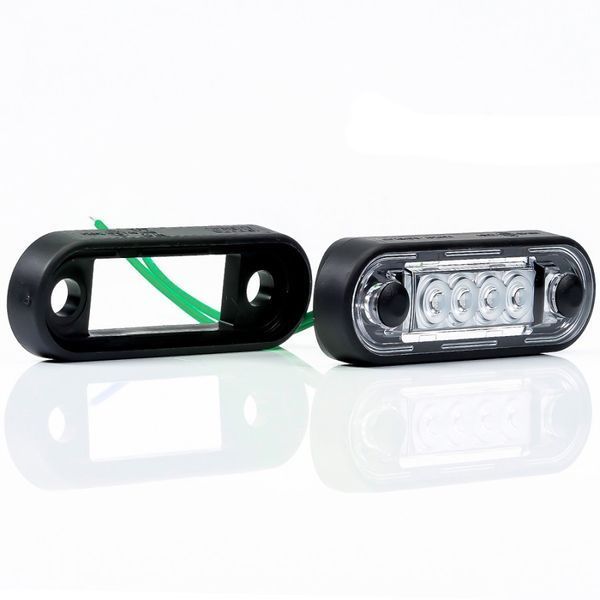 Ліхтар габаритний декоративний світлодіодний FRISTOM FT-073 ZIEL LED зелений T14092 фото