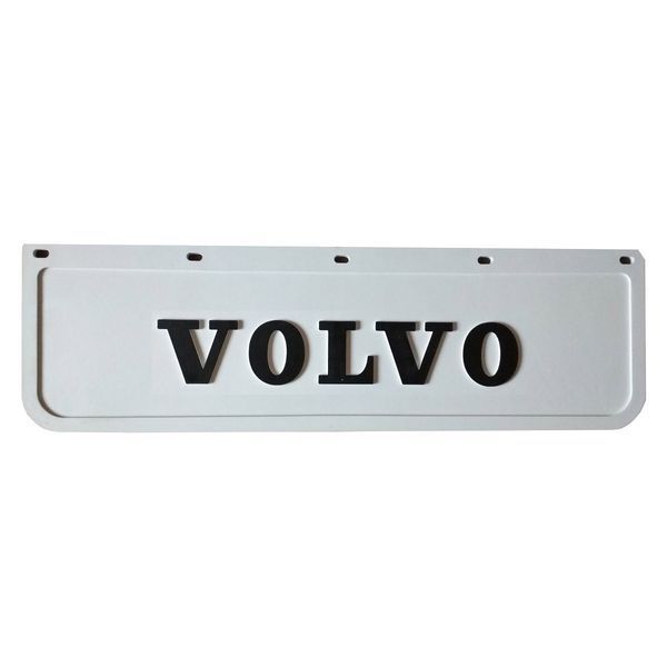 Бризковик на причіп Volvo 600x180 мм білий -замовлення від 2 штук- T11579 фото