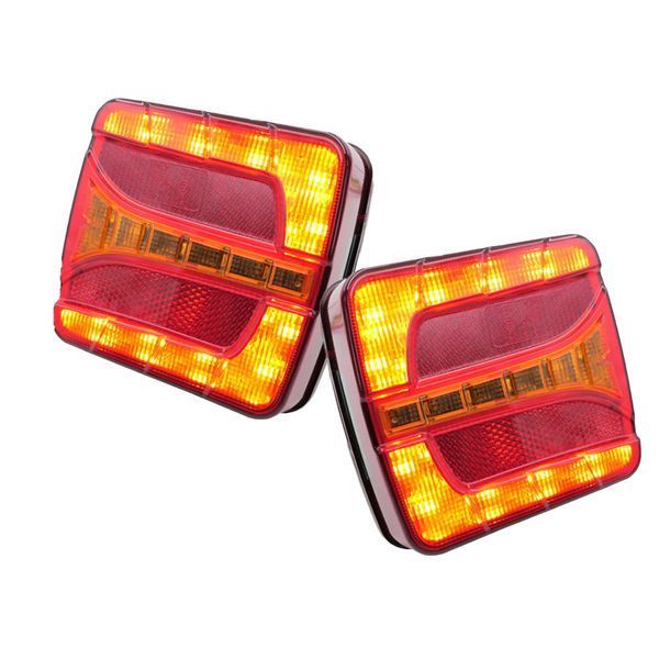 Ліхтарі на легковий причіп задні світлодіодні KAMAR L2418+L2419 20+20 LED T13678 фото