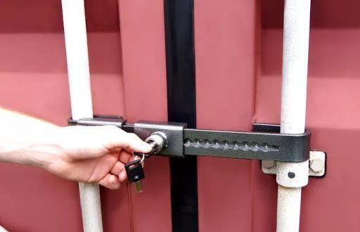 Замок-блокатор контейнера та напівпричепа 295-460 мм (нержавіюча сталь) T1383 фото