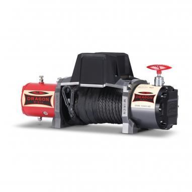 Лебідка електрична автомобільна Dragon Winch DWM 12000 HD 12V з синтетичним тросом T12189 фото