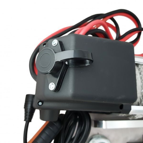 Лебідка електрична автомобільна KANGAROOWINCH K6000E STB 12V з синтетичним тросом T7313 фото