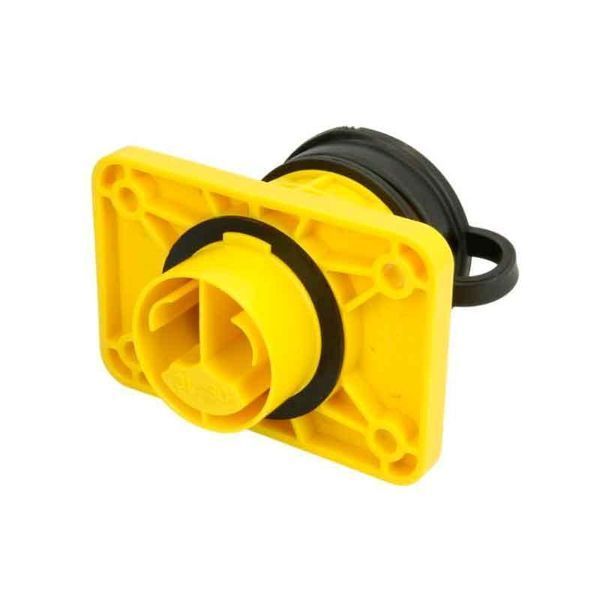 Розетка на прицеп 2 контактная TRUCKLIGHT желтая пластиковая (VG 96917) T10530 фото
