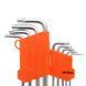 Набор шестигранных ключей удлиненных TORX KRAFT&DELE KD10295 T15045 фото 3